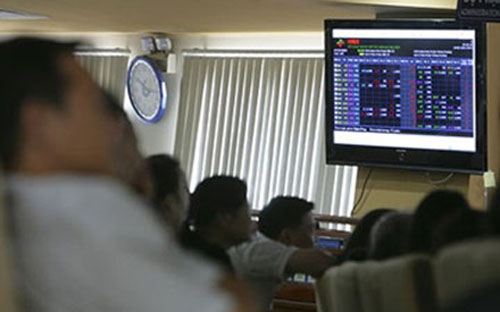 Giao dịch tại một sàn chứng khoán - Ảnh minh họa.<br>