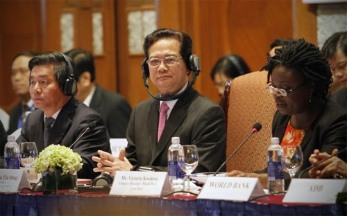 Thủ tướng Nguyễn Tấn Dũng dự Diễn đàn Đối tác Phát triển Việt Nam VDPF-2013 - Ảnh: TTXVN.