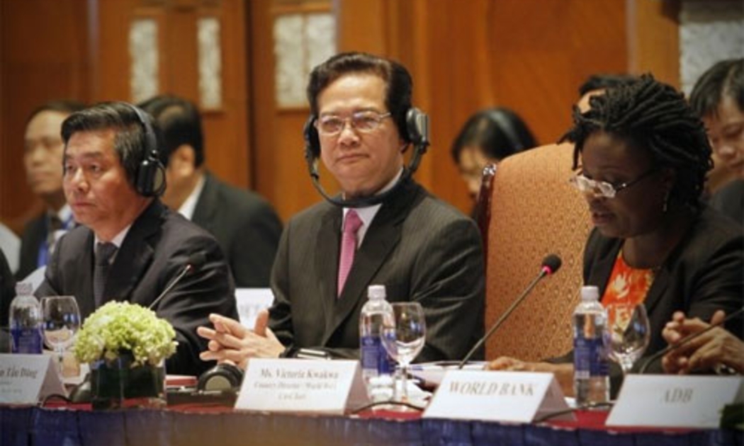 Thủ tướng Nguyễn Tấn Dũng dự Diễn đàn Đối tác Phát triển Việt Nam VDPF-2013 - Ảnh: TTXVN.