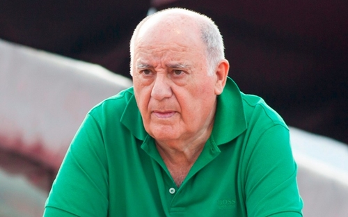 Tỷ phú Tây Ban Nha Amancio Ortega - nhà sáng lập thương hiệu thời trang Zara.<br>