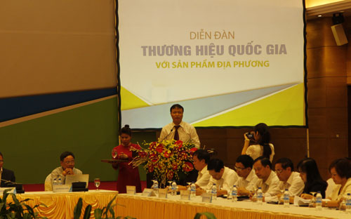 Thứ trưởng Đỗ Thắng Hải (Bộ Công Thương) phát biểu khai mạc diễn đàn.