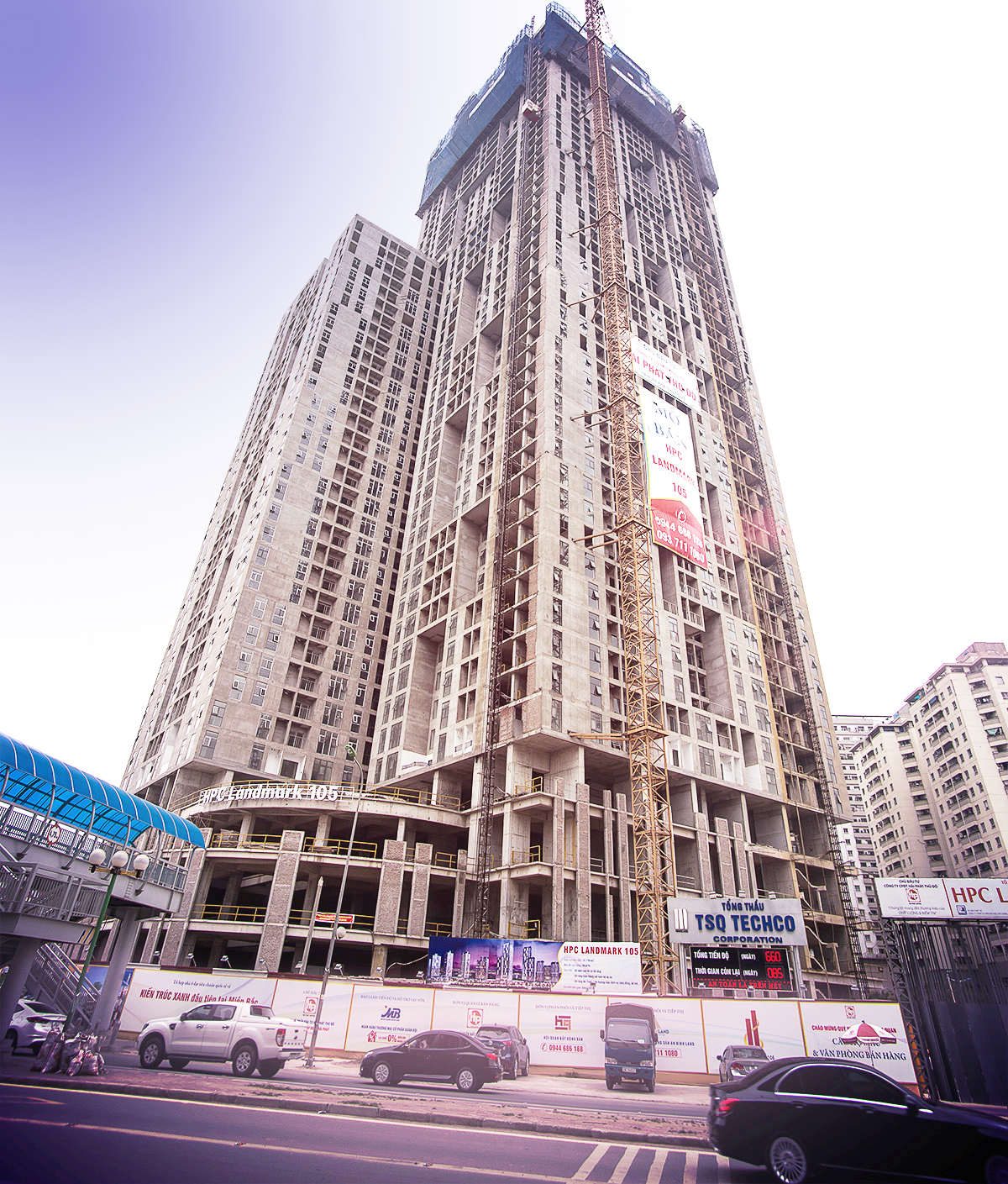 Dự án HPC Landmark 105 đang trong quá trình hoàn thiện.<br>