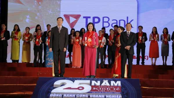 TPBank lần thứ 4 nhận danh hiệu Thương hiệu mạnh Việt Nam