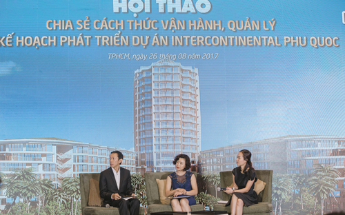 “Hội thảo chia sẻ cách thức vận hành, quản lý và kế hoạch phát triển dự án InterContinental Phu Quoc Long Beach Residences" đã được diễn ra thành công.<b><br></b>