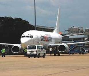 Máy bay của Jetstar Pacific.