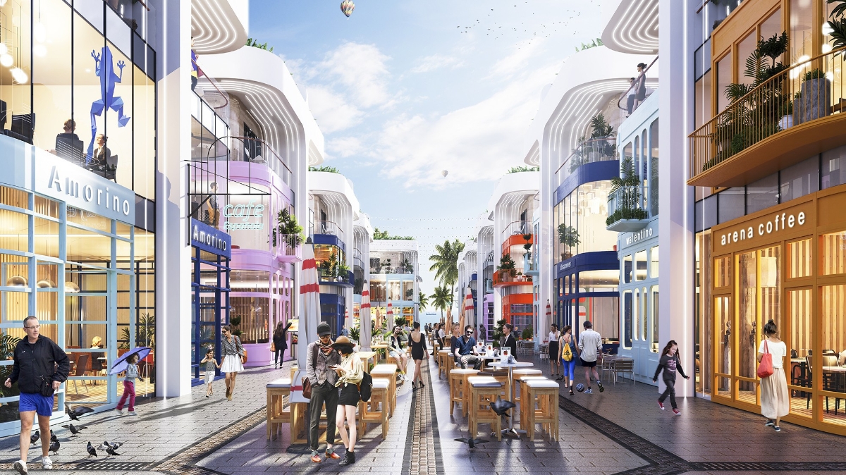 Shop villas The Arena có mức cam kết lợi nhuận lên đến 10%/năm.