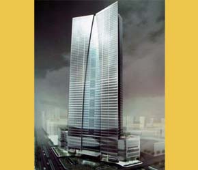 Phối cảnh ngôi nhà cao nhất Hà Nội.