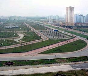 Toàn cảnh vùng đất vàng.