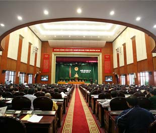 Tại kỳ họp này, lần đầu tiên Quốc hội có sự cải tiến cách chất vấn và trả lời chất vấn theo nhóm vấn đề - Ảnh: Việt Tuấn.