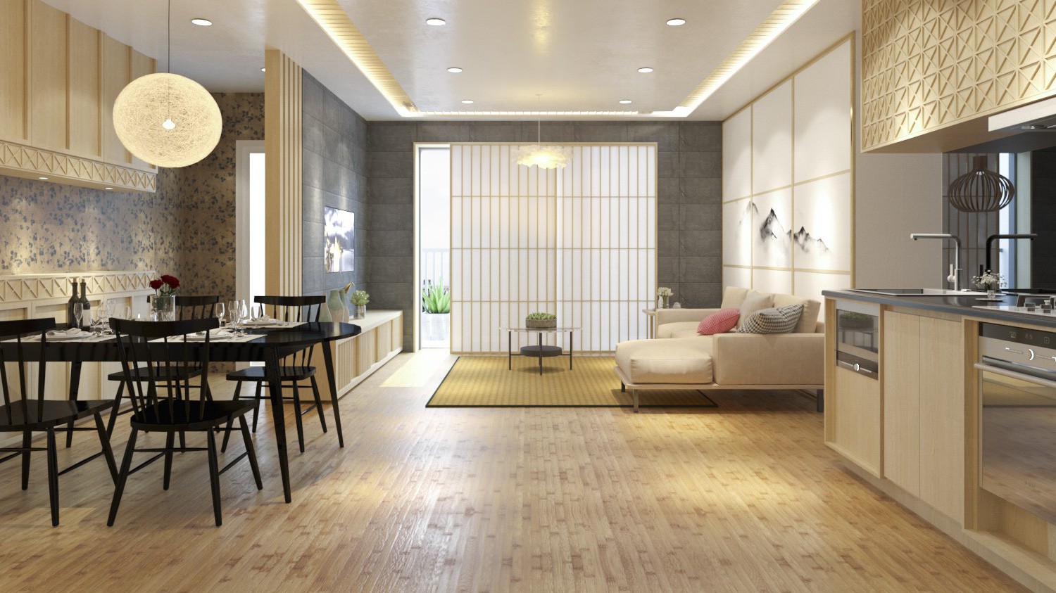 "Các căn hộ cao cấp The Minato Residence thiết kế tinh tế, sang trọng, tạo cho cư dân không gian sống riêng tư nhờ tầm nhìn hướng sông rộng mở".