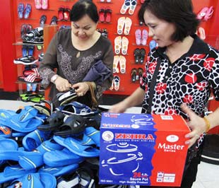 Nhiều mặt hàng Thái xuất hiện khá phổ biến trên thị trường.