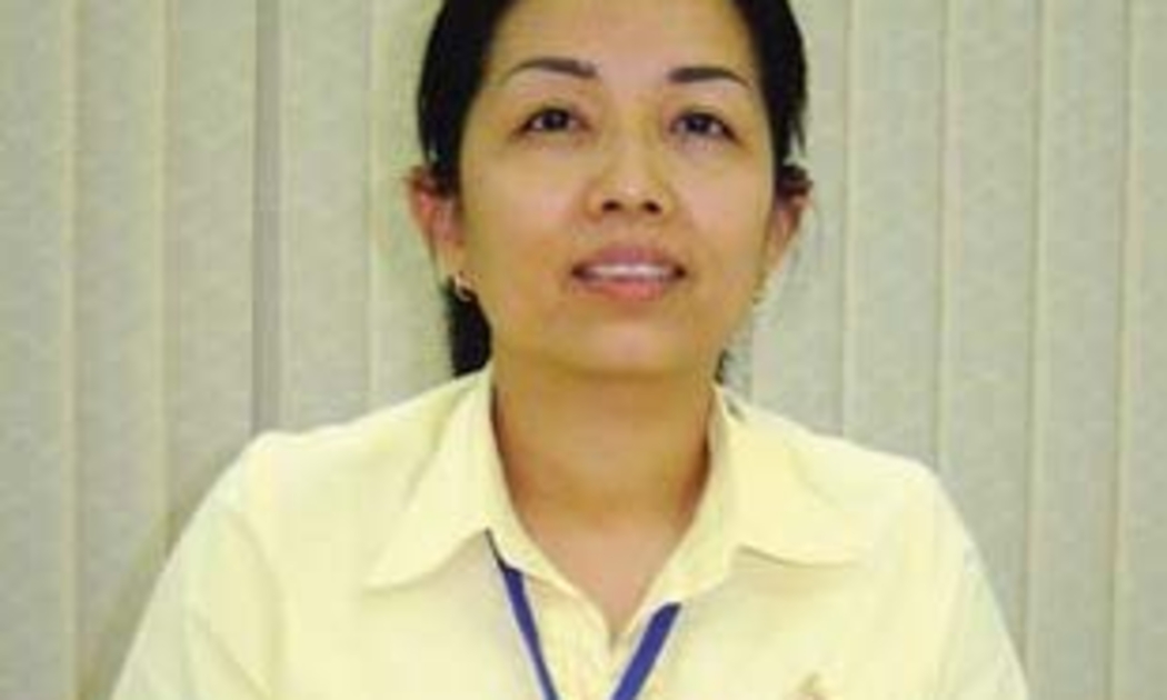 Bà Trần Thị Lệ Nga.