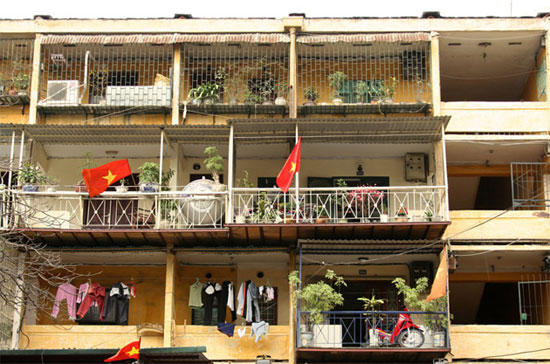 Một khu nhà tập thể tại Hà Nội - Ảnh: VNN.