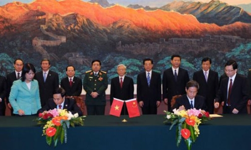 Việt - Trung thỏa thuận nguyên tắc giải quyết vấn đề trên biển 