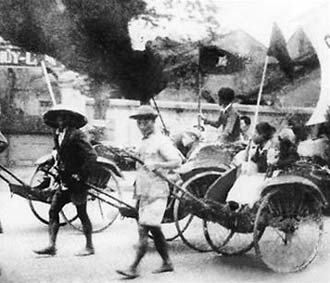 Cổ động cho kỳ bầu cử Quốc hội khóa đầu tiên tại Hà Nội - Ảnh tư liệu.