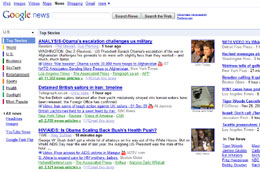 Công cụ đọc báo Google News của Google.
