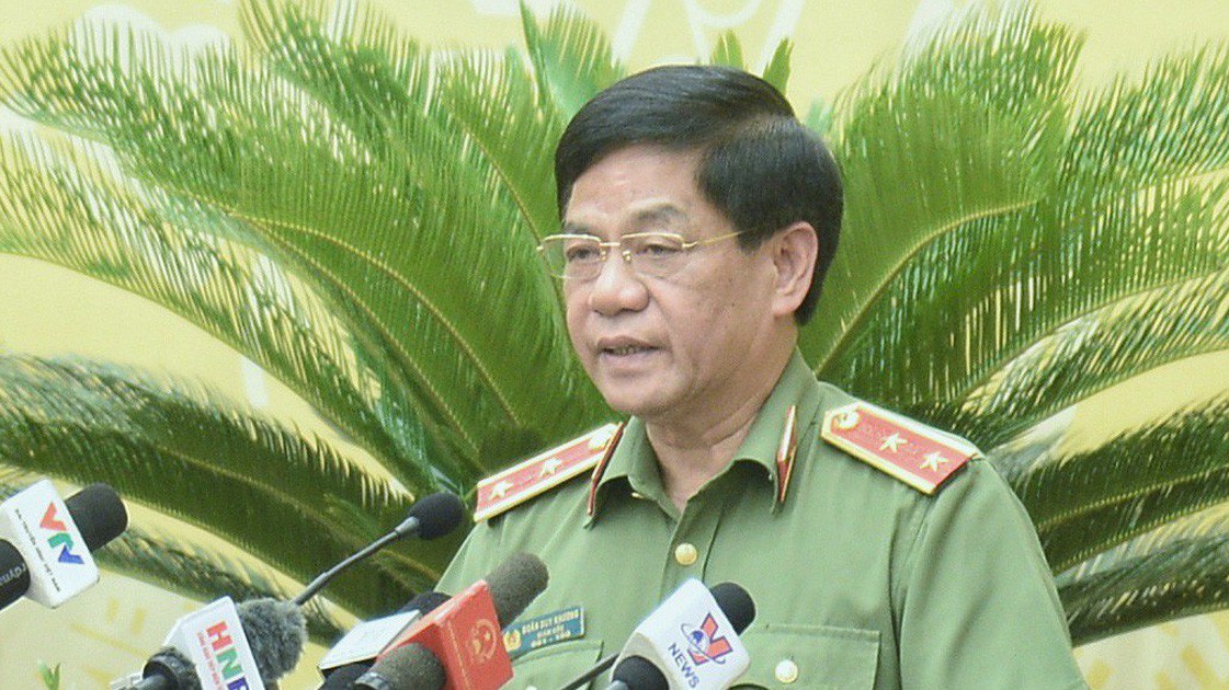 Giám đốc Công an thành phố Hà Nội Đoàn Duy Khương.