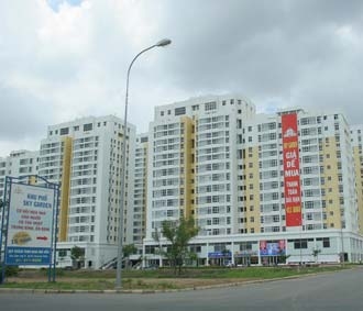 Một góc khu đô thị Phú Mỹ Hưng (Tp.HCM).