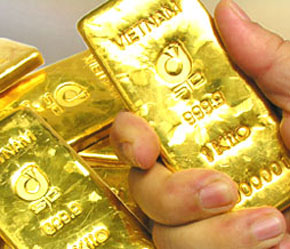 Vàng miếng - một sản phẩm chủ lực của SJC.