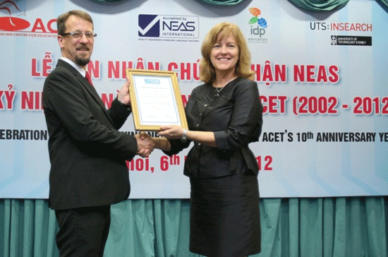 Trong 10 năm hoạt động tại Việt Nam, ACET đã chứng minh được chất lượng hàng đầu trong giảng dạy các khóa tiếng Anh học thuật và luyện thi IELTS.