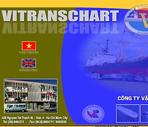 Giao diện website của Vitranschart.