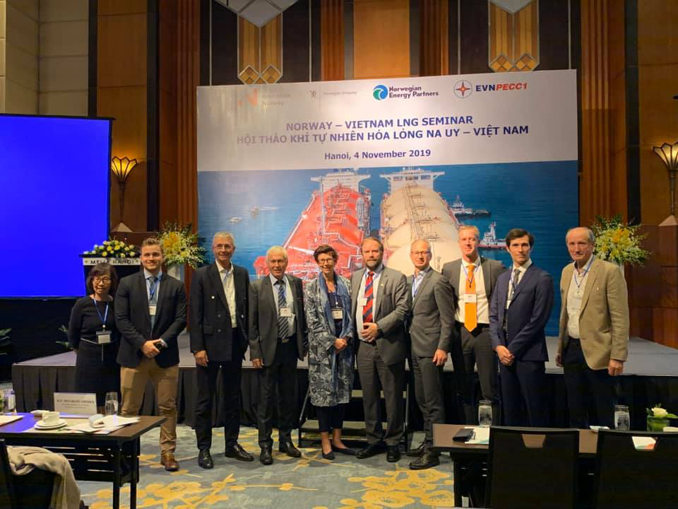 Ambassador Grete with Norwegian LNG companies in Vietnam