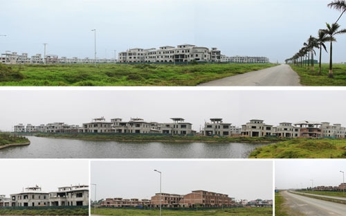 Tiến độ thực tế tại dự án Nam An Khánh tính đến đầu tháng 8/2013.<br>