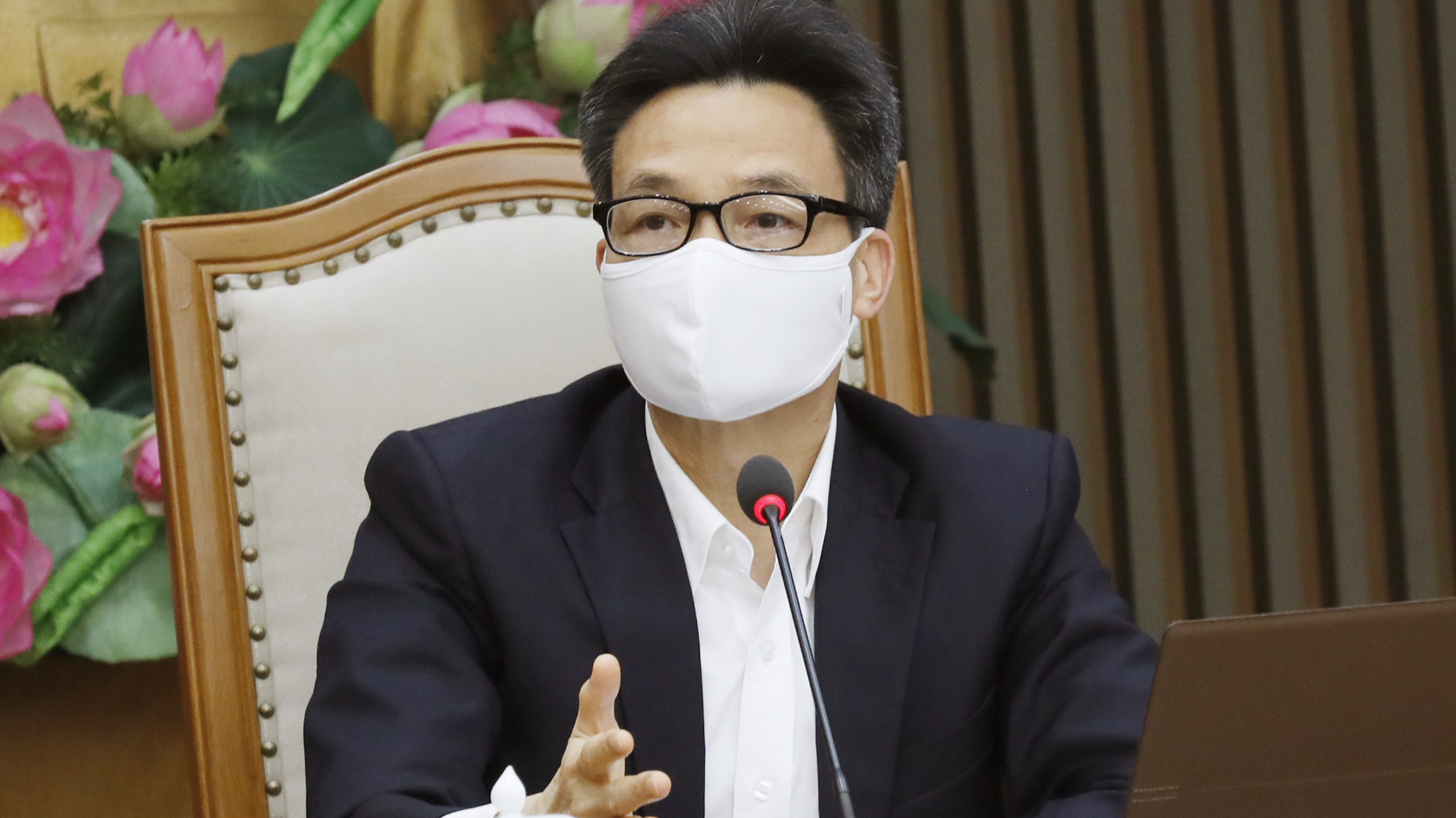 Phó Thủ tướng Vũ Đức Đam tại cuộc họp - Ảnh: VGP