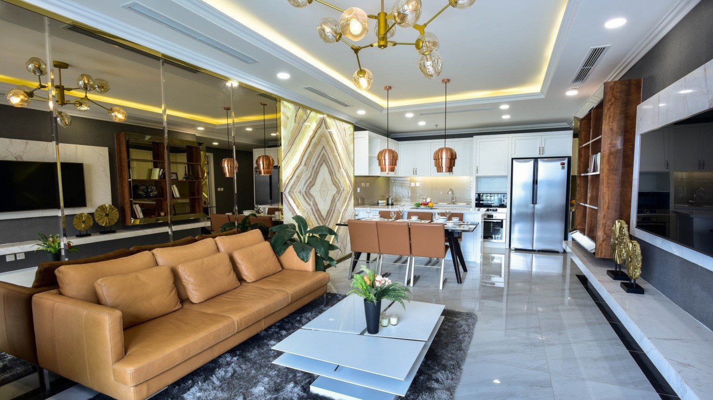 Khách hàng đặt mua căn hộ D'. Le Roi Soleil tại thời điểm này chỉ cần đóng 30% giá trị căn hộ, tương đương với từ 2,1 tỷ đồng sẽ được nhận nhà ở ngay.