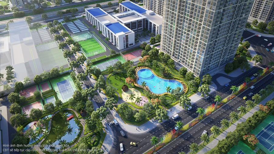 Phân khu căn hộ The Sapphire 4 bao gồm 3 tòa với diện tích linh hoạt từ 26,7m2 tới 106,7m2.