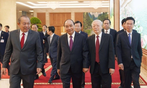 Tổng bí thư, Chủ tịch nước dự hội nghị trực tuyến Chính phủ với các địa phương