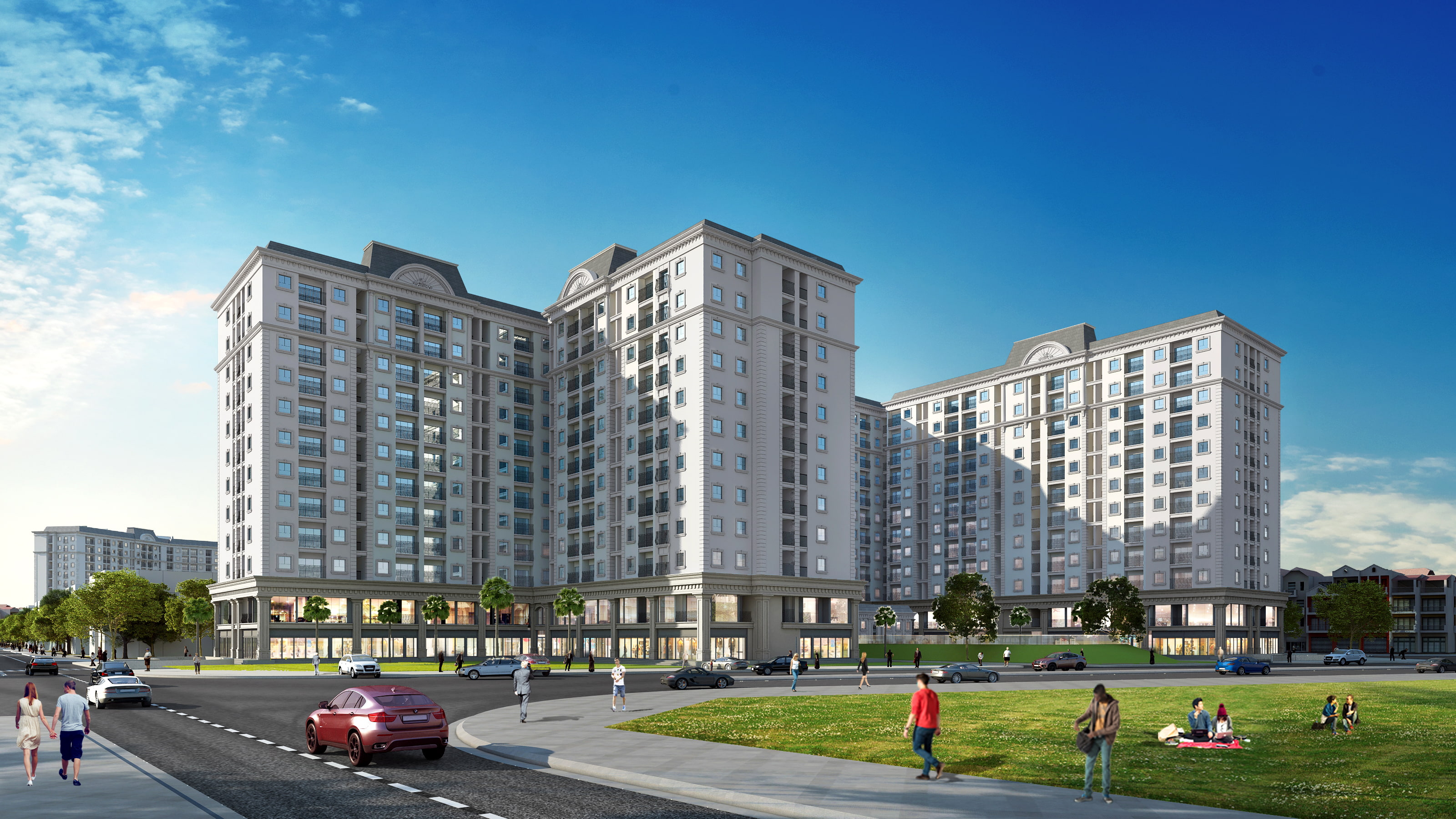 FLC Premier Parc sở hữu kiến trúc Pháp cổ điển độc đáo.