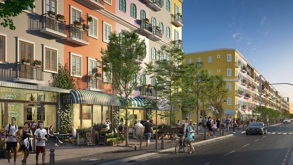 Dễ dàng ở và kinh doanh thuận tiện tại các căn nhà phố tại Sun Grand City New An Thoi.