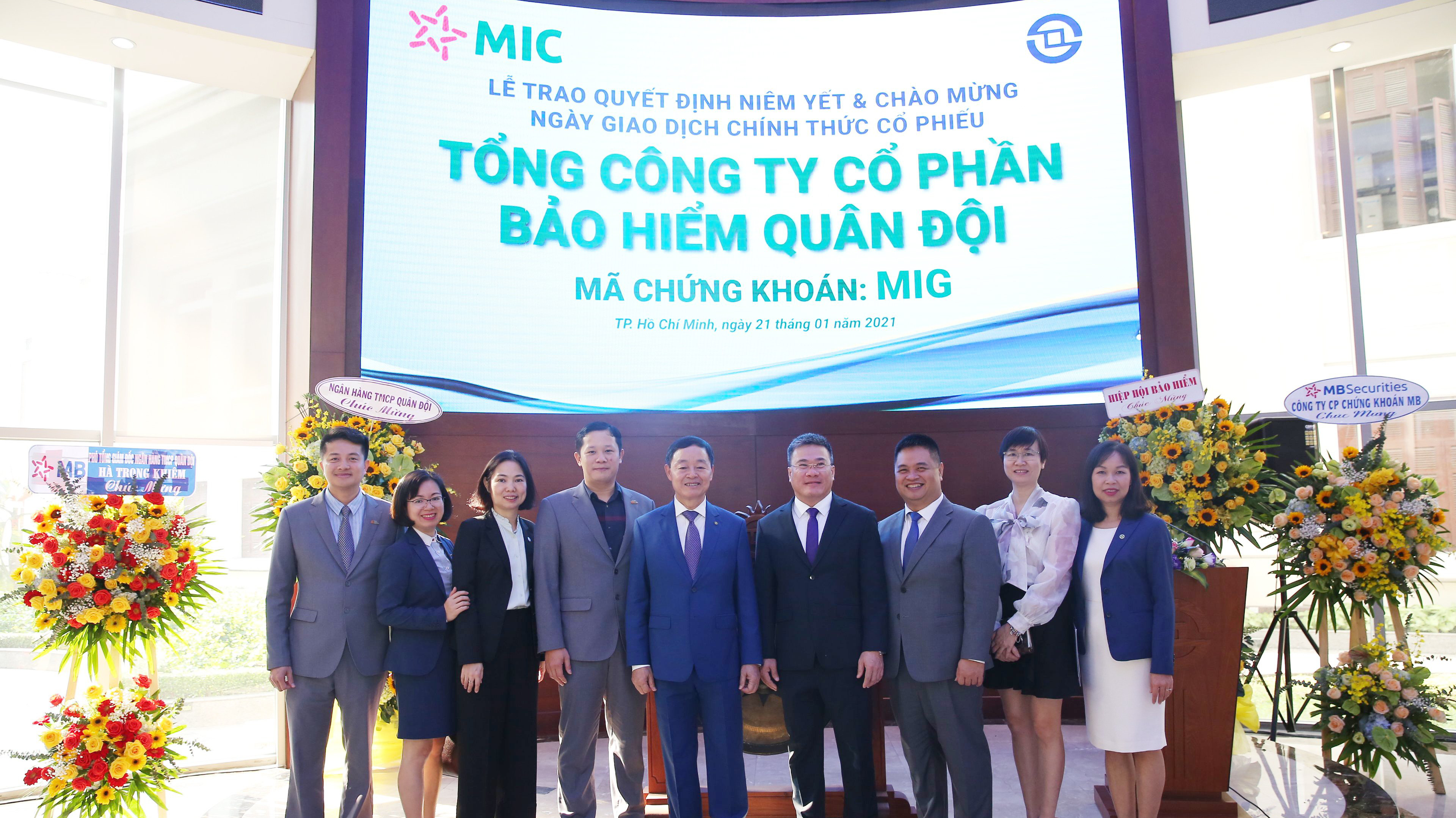 Tính từ đầu năm 2020, cổ phiếu MIG đã tăng khoảng 64%. Khối lượng giao dịch bình quân đạt 76.000 cổ phiếu/ ngày.
