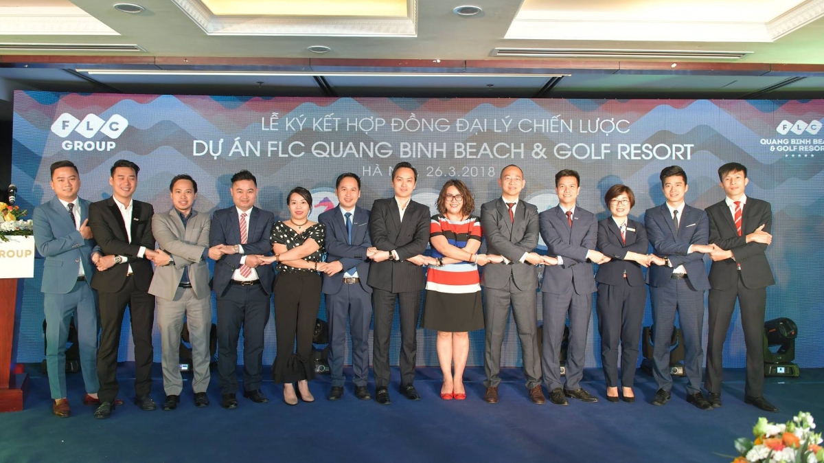 Lễ ký kết giữa chủ đầu tư và các đại lý.