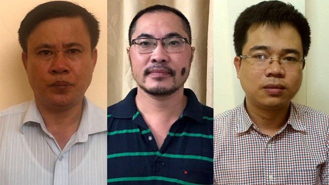 Các bị can bị bắt giam để điều tra về tội "Vi phạm quy định về đầu tư công trình xây dựng gây hậu quả nghiêm trọng".