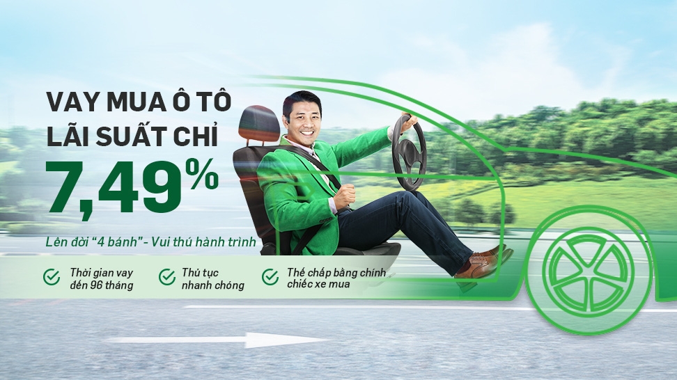 Tỷ lệ cho vay tại VPBank có thể lên đến 85% thế chấp bằng chính chiếc xe dự tính mua hoặc 100% nếu khách hàng thế chấp bằng bất động sản. 
