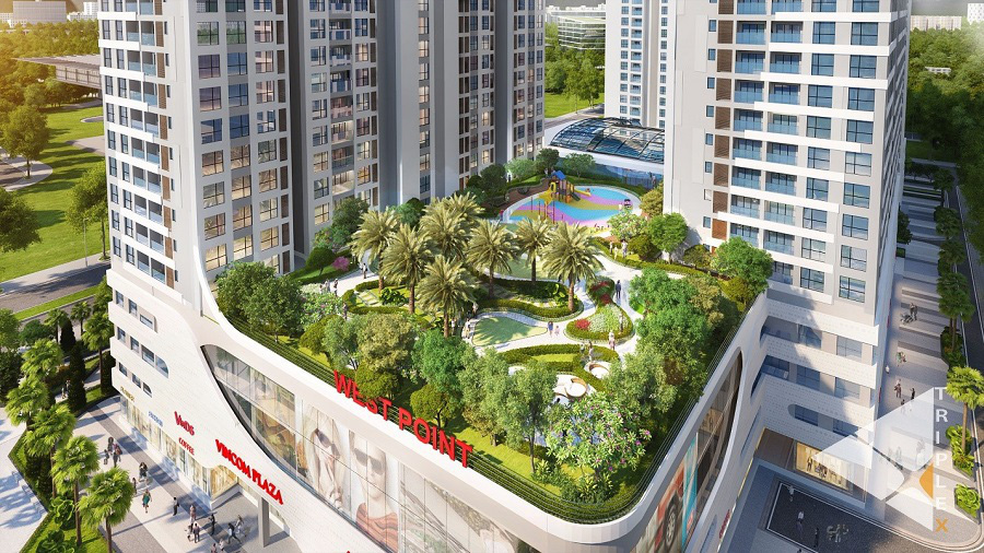 Vinhomes West Point thuộc chủ đầu tư Vinhomes trở thành “ngôi sao sáng” trong phân khúc Officetel. (Ảnh phối cảnh).