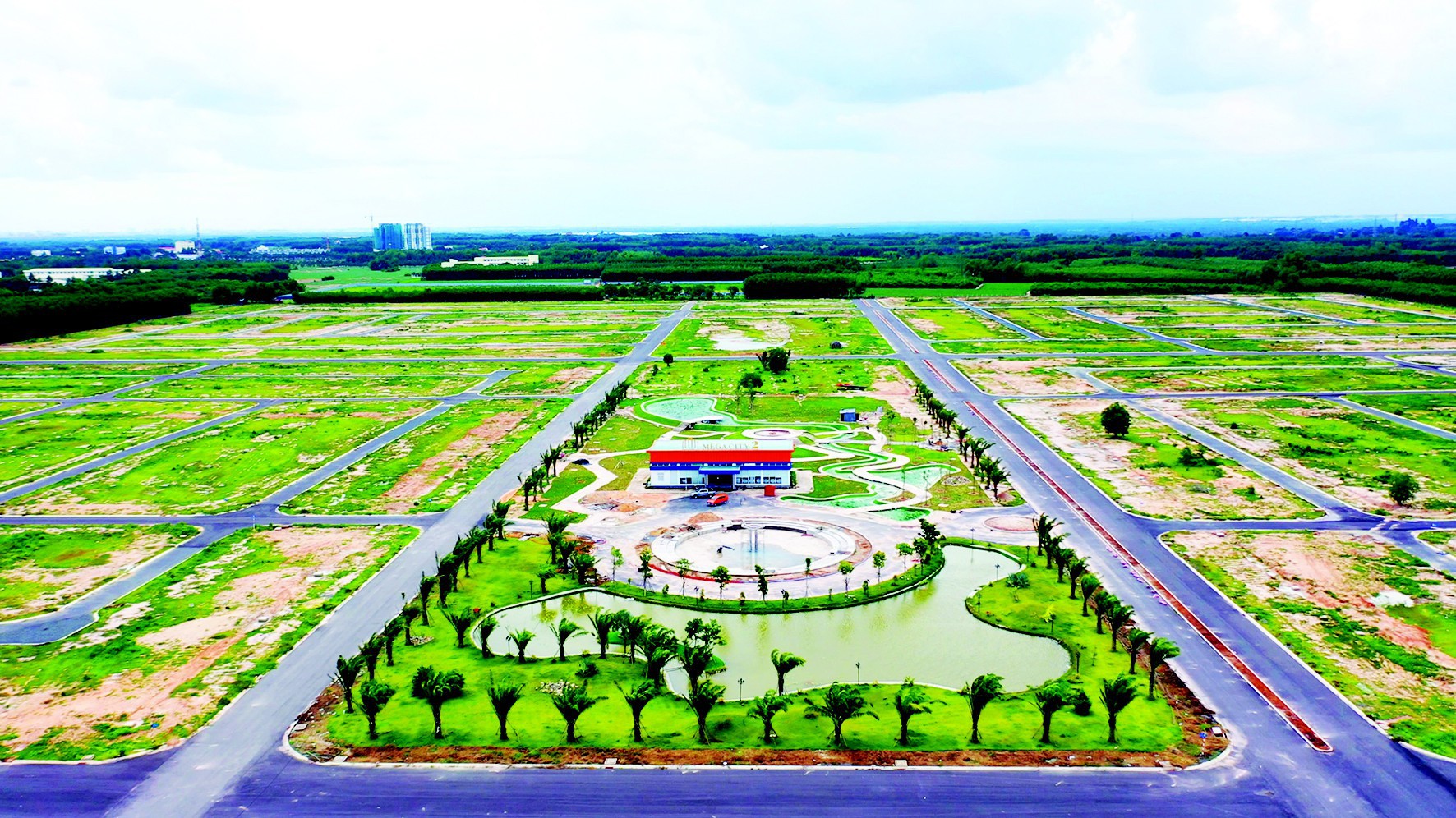 Toàn bộ hệ thống hạ tầng của dự án Mega City 2 đã hoàn thiện.