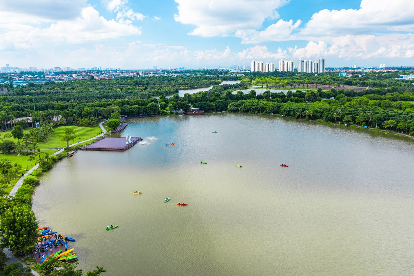 Công viên Hồ Thiên Nga - Ecopark.