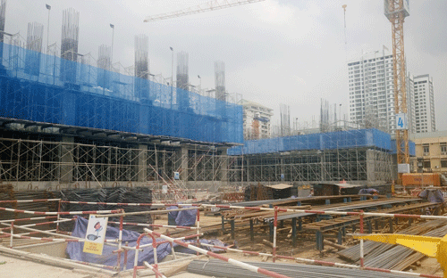 Theo thông tin mới nhất từ Ban quản lý dự án GoldSeason (47 Nguyễn Tuân, quận Thanh Xuân, Hà Nội), tính đến ngày 31/5, nhà thầu Hòa Bình đã thi công xong sàn tầng 2.