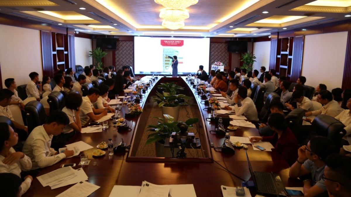 Nhiều đại lý và đối tác đến tham dự sự kiện chia sẻ cơ hội đầu tư cho thấy sức hút của dự án The Kanal Town.