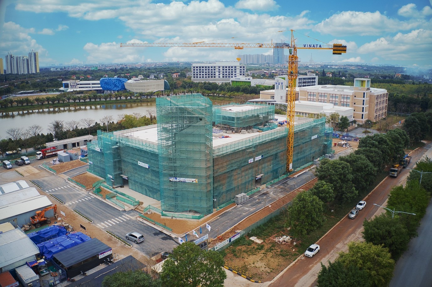 Bệnh viện có quy mô 150 giường bệnh.