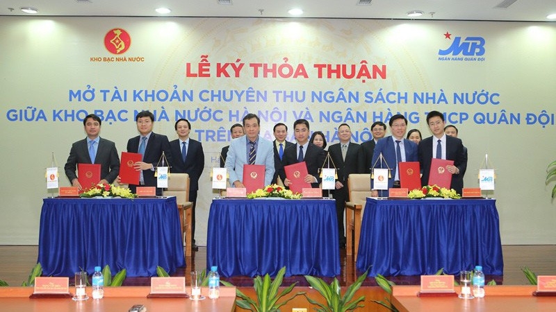 MB cam kết phối hợp chặt chẽ với các đơn vị Kho bạc Nhà nước trong thực hiện nhiệm vụ thu, chi ngân sách Nhà nước, đảm bảo chất lượng dịch vụ và hỗ trợ tốt nhất cho người nộp thuế.