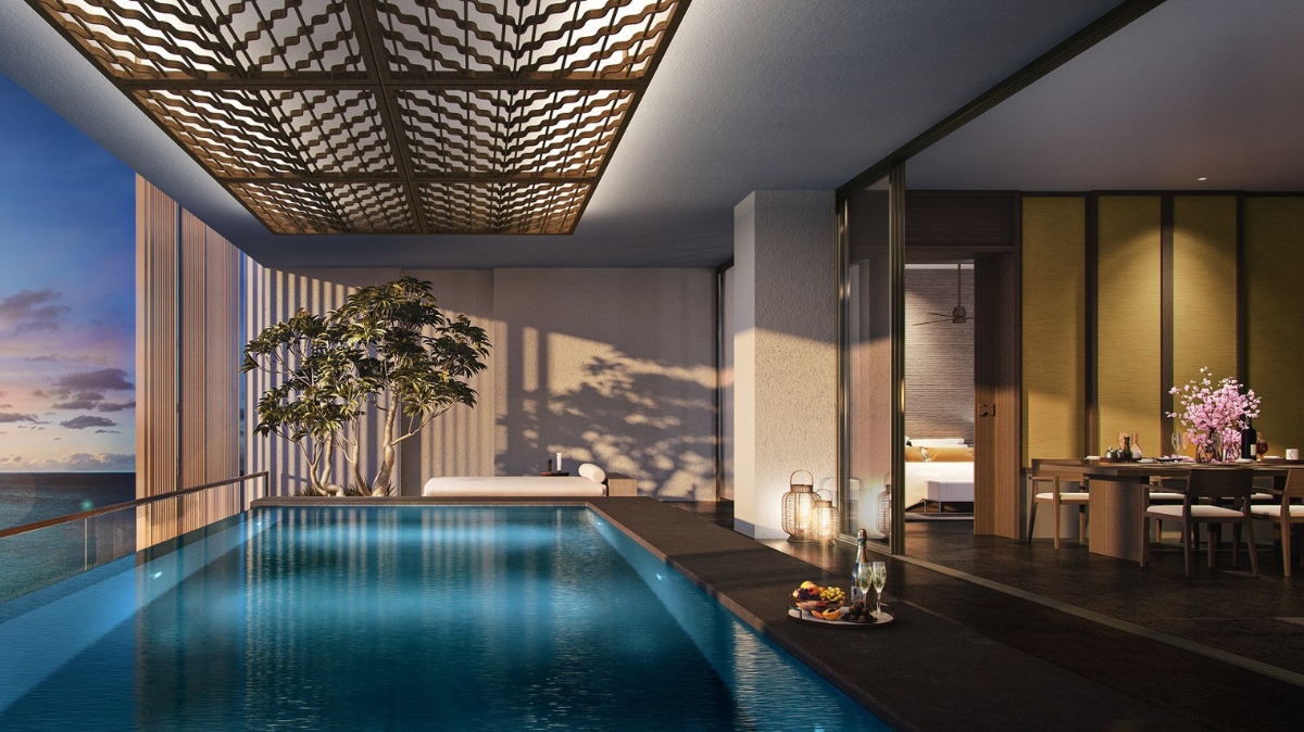 Những căn Sky Villas sang trọng với đặc quyền riêng tư đem đến những trải nghiệm nghỉ dưỡng chưa từng có tại Việt Nam.