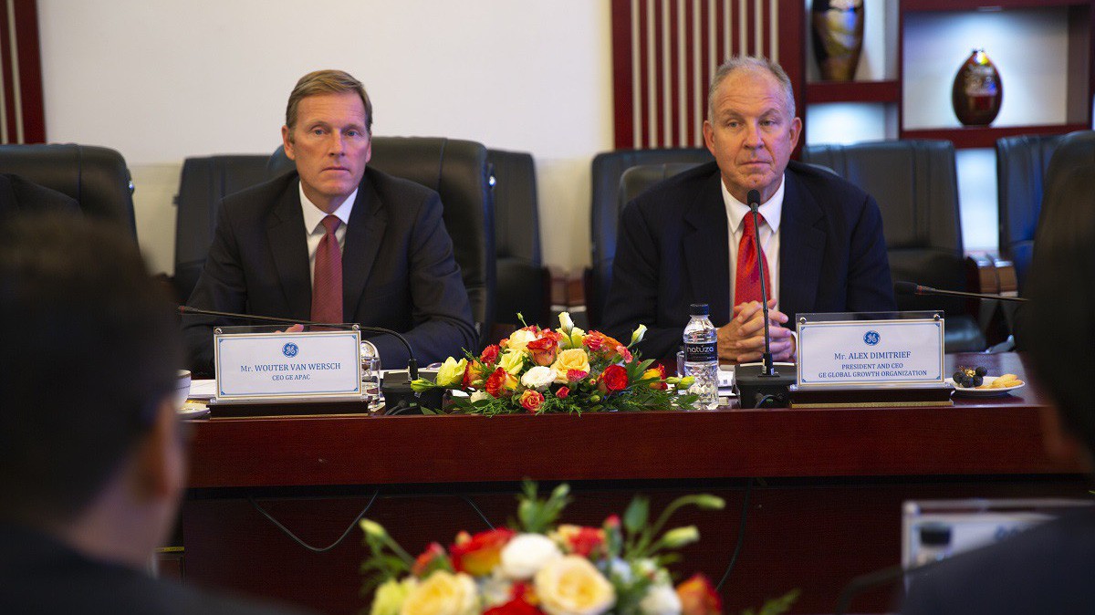 Ông Alex Dimitrief - Chủ tịch kiêm Tổng giám đốc GE Global Growth Organization khẳng định sẵn sàng đồng hành cùng chiến lược "đầy tham vọng" của Tập đoàn FLC