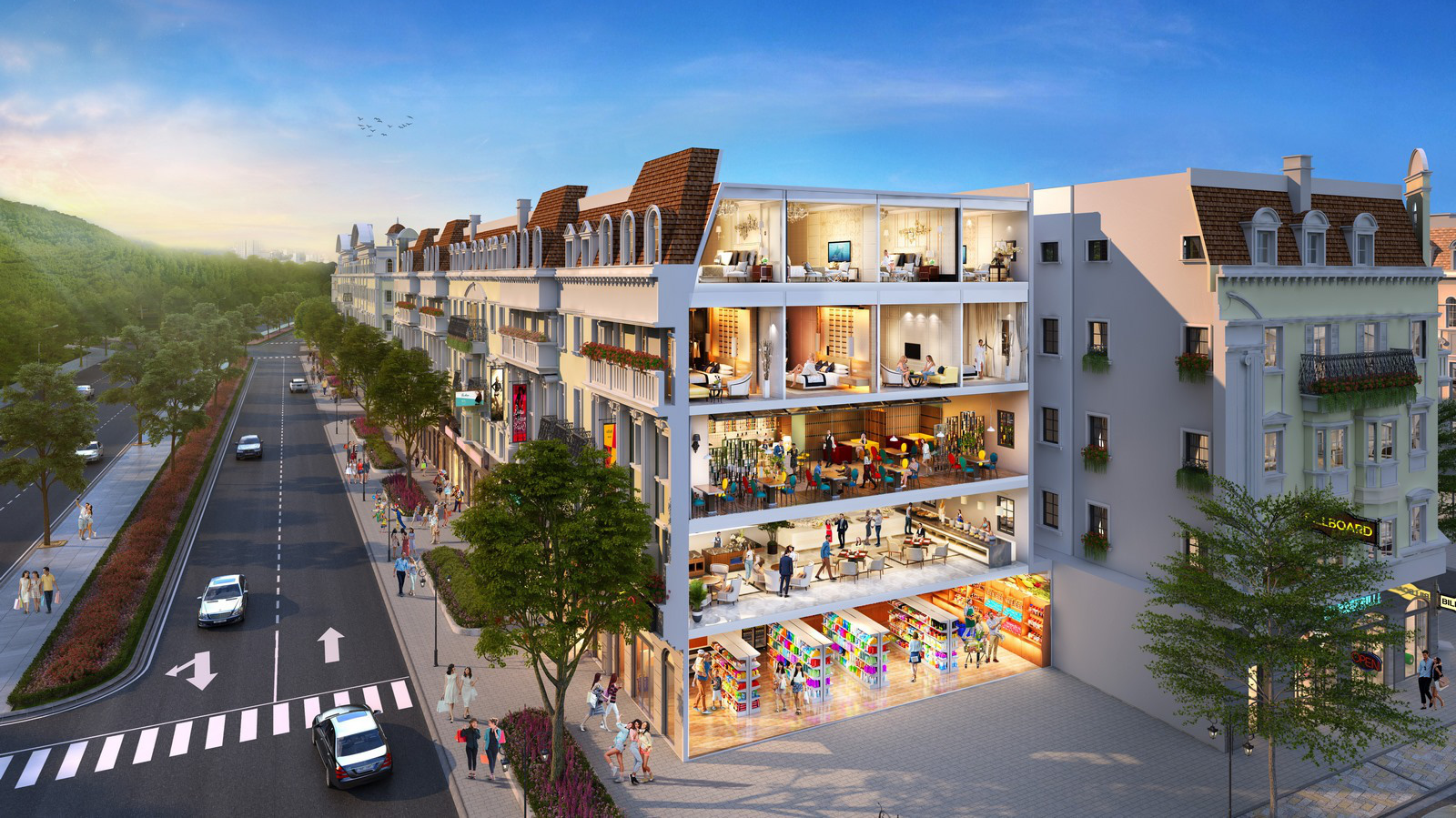 Shophouse Europe sẽ trao những cơ hội cuối cùng cho các nhà đầu tư để sở hữu dòng shophouse mặt đường đắt giá với khả năng tối ưu hóa công năng kinh doanh ở mức cao nhất.