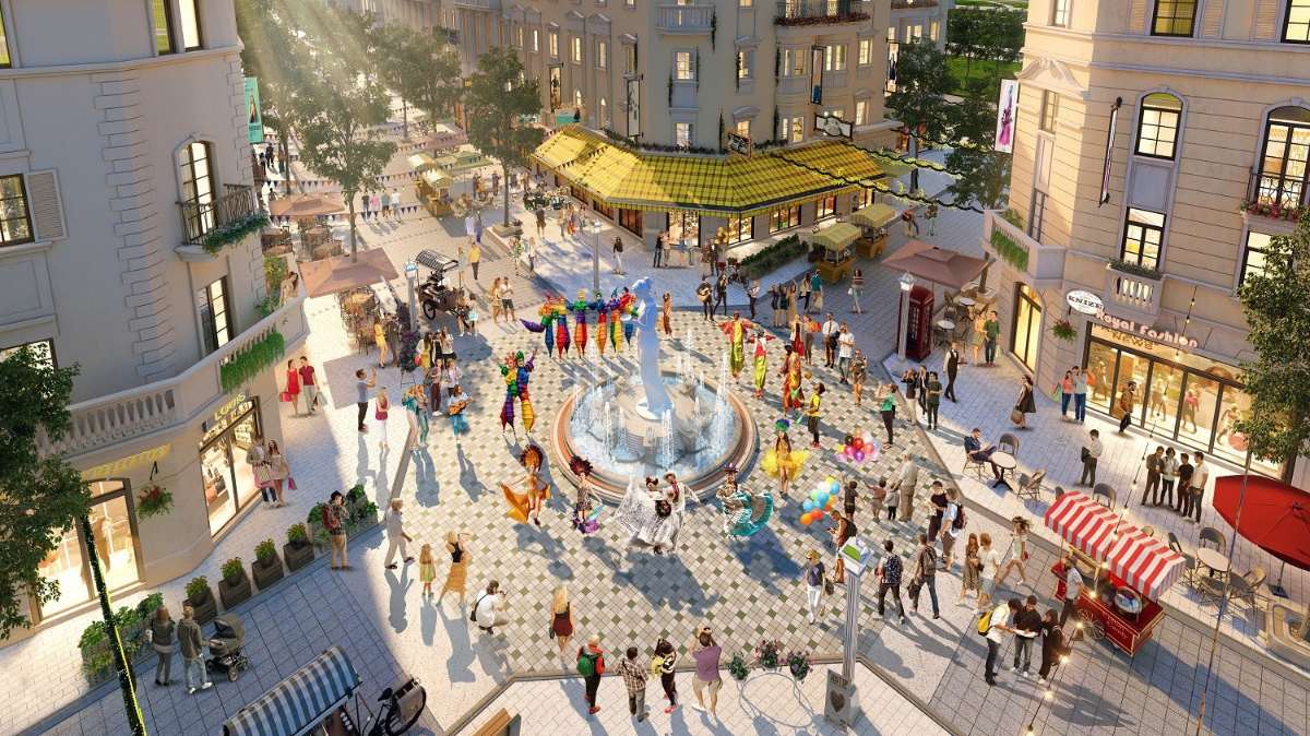 Tiểu khu Élyseé - Shophouse Europe mang tới dịch vụ mua sắm đẳng cấp tại Hạ Long.