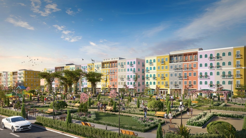 Sun Grand City New An Thoi được xây dựng trên diện tích 35ha với loại hình nhà phố thương mại và nhà phố liền kề. 