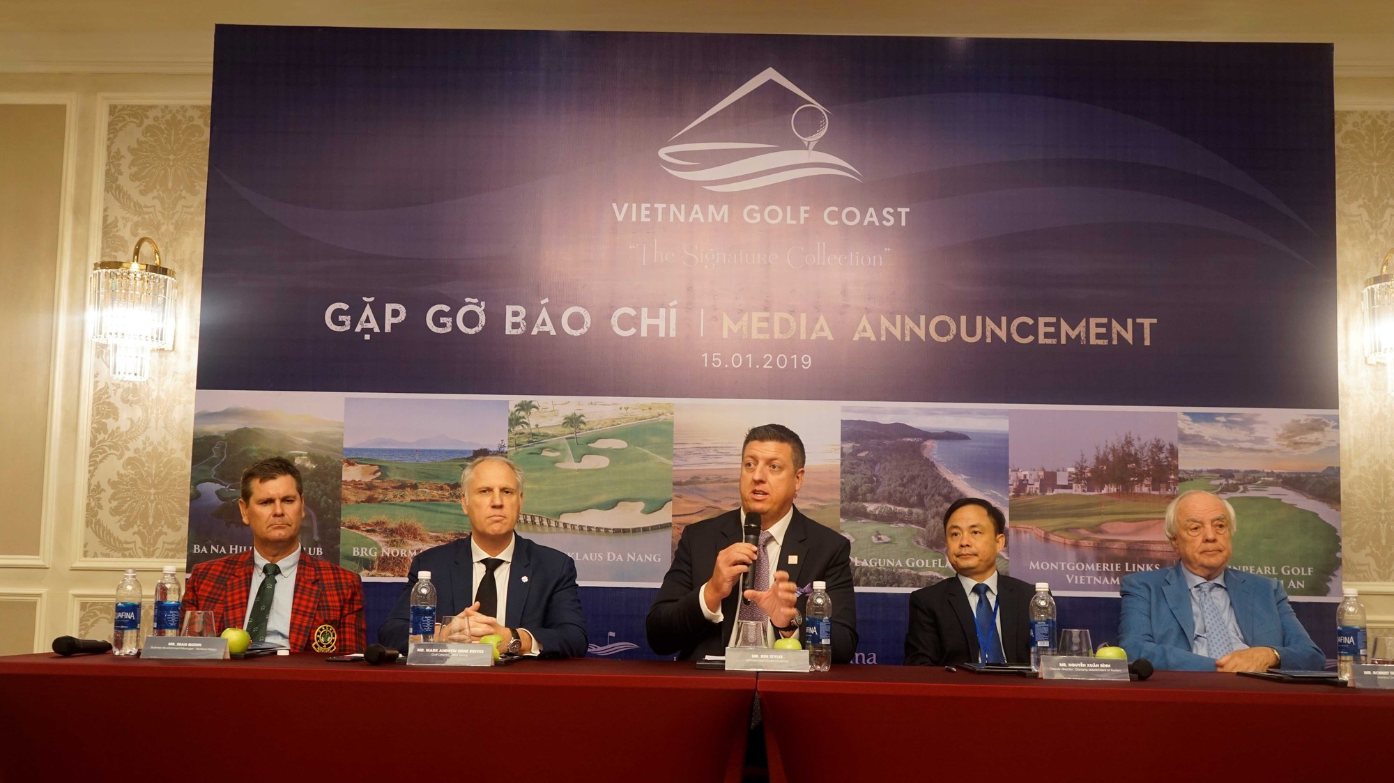 Buổi ra mắt Vietnam Golf Coast được tổ chức tại BRG Đà Nẵng Golf Resort.